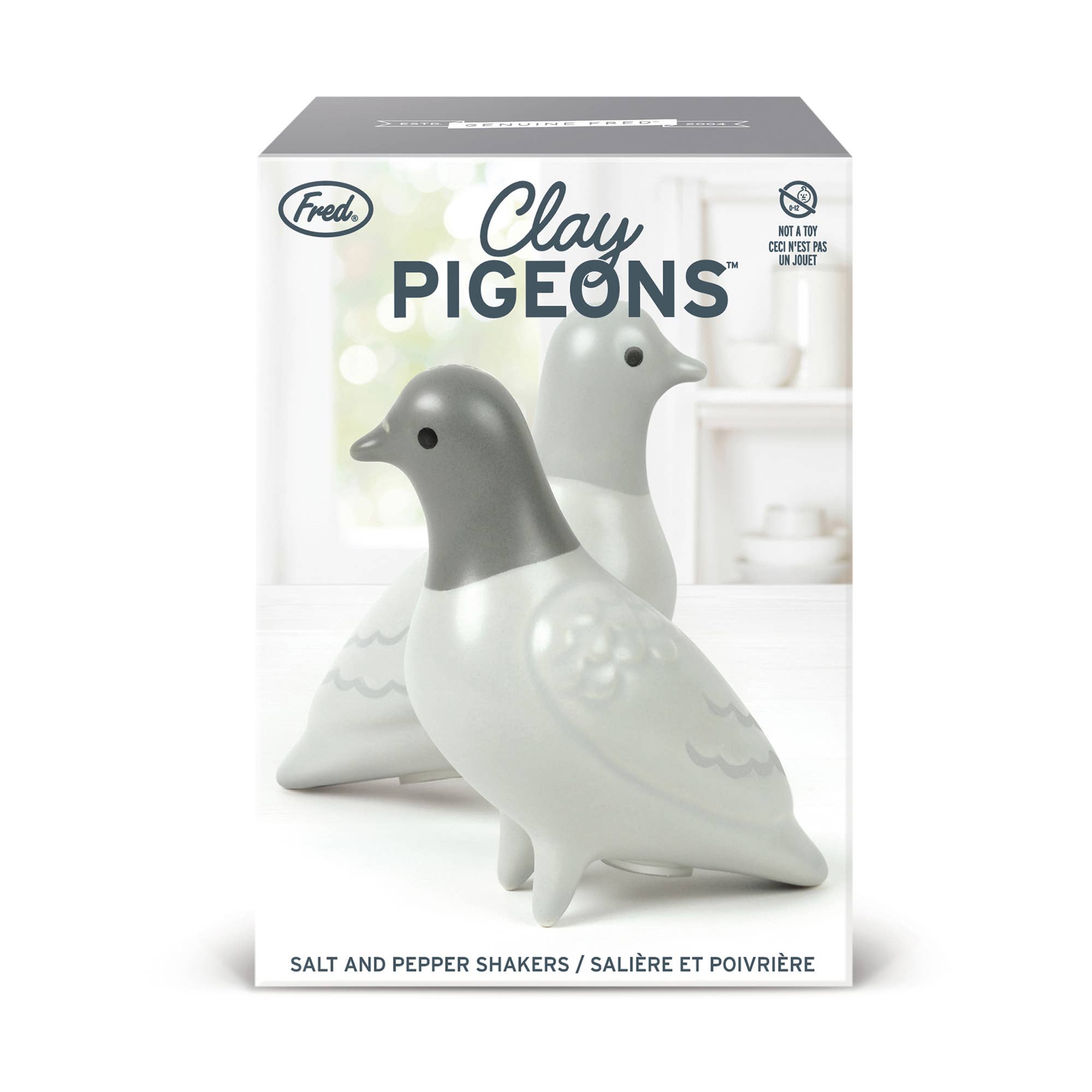 Fred & Friends - Wholesale Salt & Pepper Shaker Set - Clay Pigeons - Salt & Pepper Shakers2