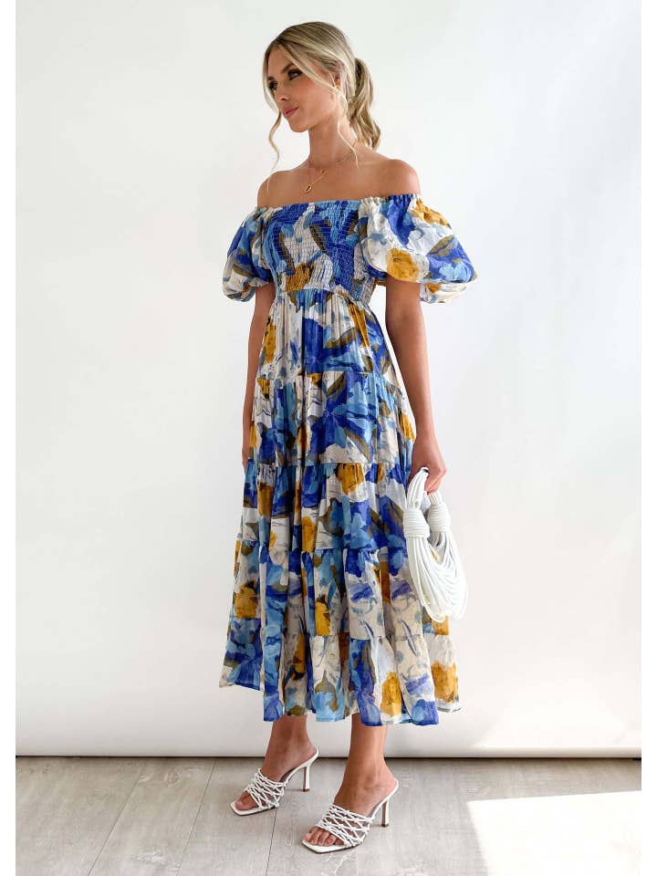 YNIQUE - Wholesale Dress - Women's - Women's Dress Off Shoulder High Waist Dress