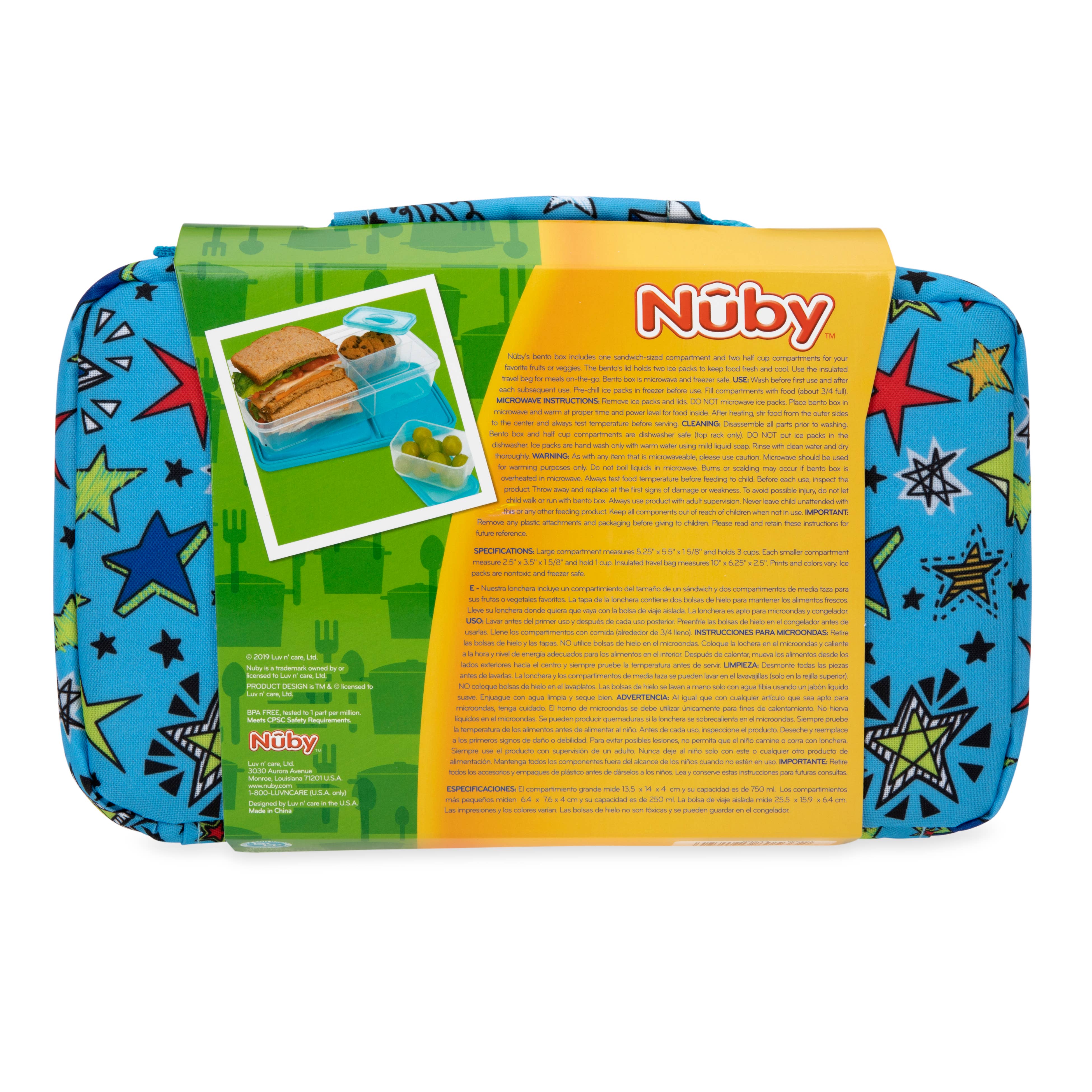 Nuby - Wholesale Lunch Bag/Box - Kids - Insulated Bento Lunch Box11