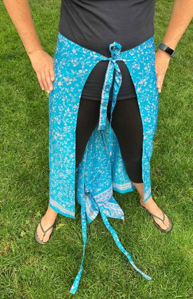 Ganesh Himal Trading - Wholesale Pants - Women's - Recycled Silk Wrap Pant3