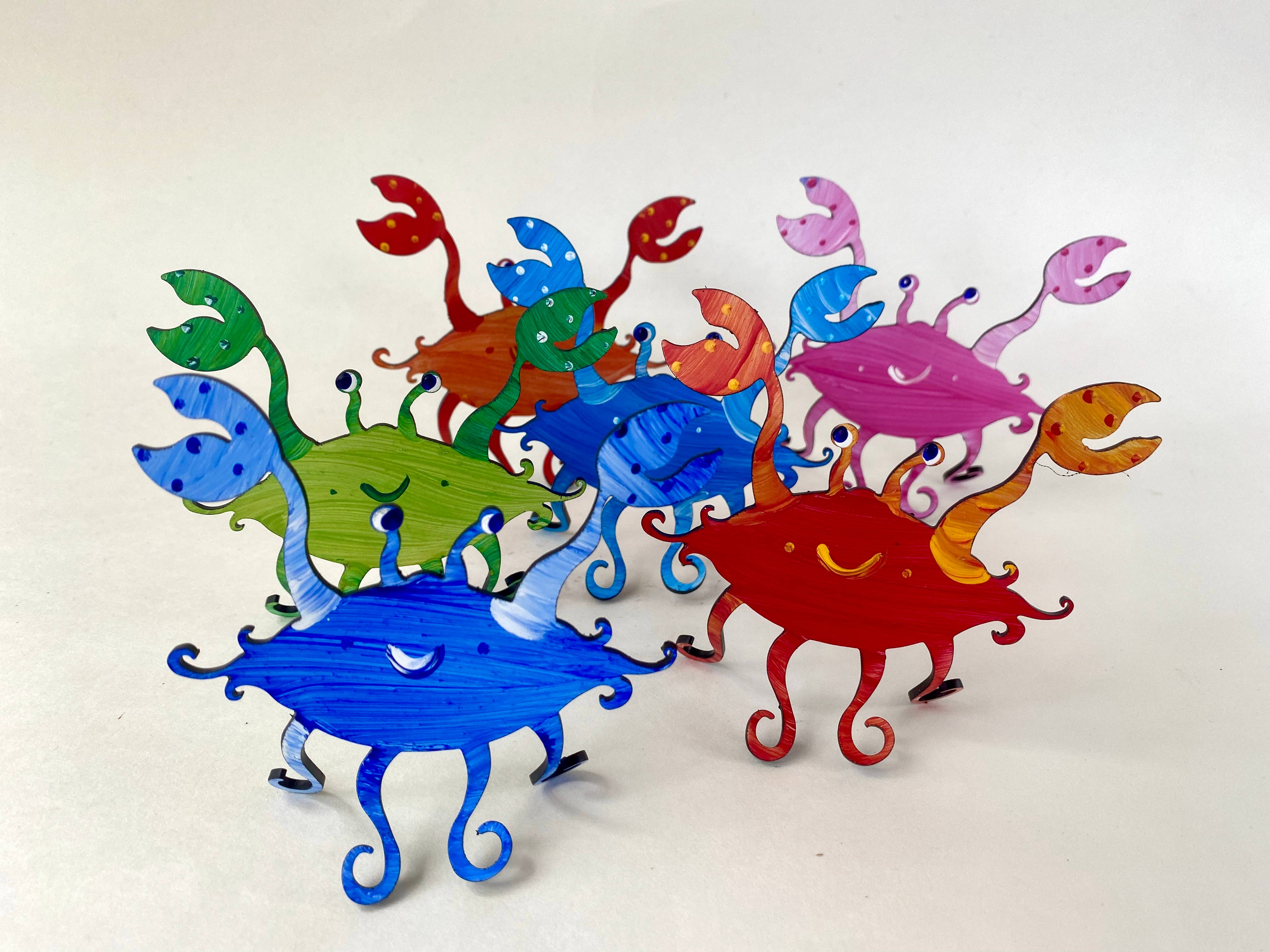 Octopus Adventure by Rebecca Duffy Bush - Wholesale Sculpture - Crab Sculpture - Hand Painted -Small & Medium - Photo Holder14