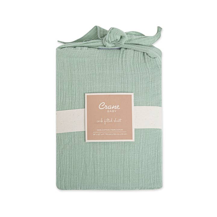 Crane Baby - Wholesale Fitted Sheet - Kids & Baby - Crib Fitted Sheet - Evergreen2