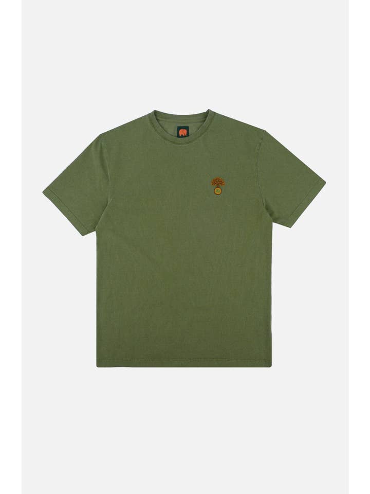 Trendsplant Clothing - Wholesale T-Shirt - Men's - Fafe Pigment T-Shirt Forest Green1