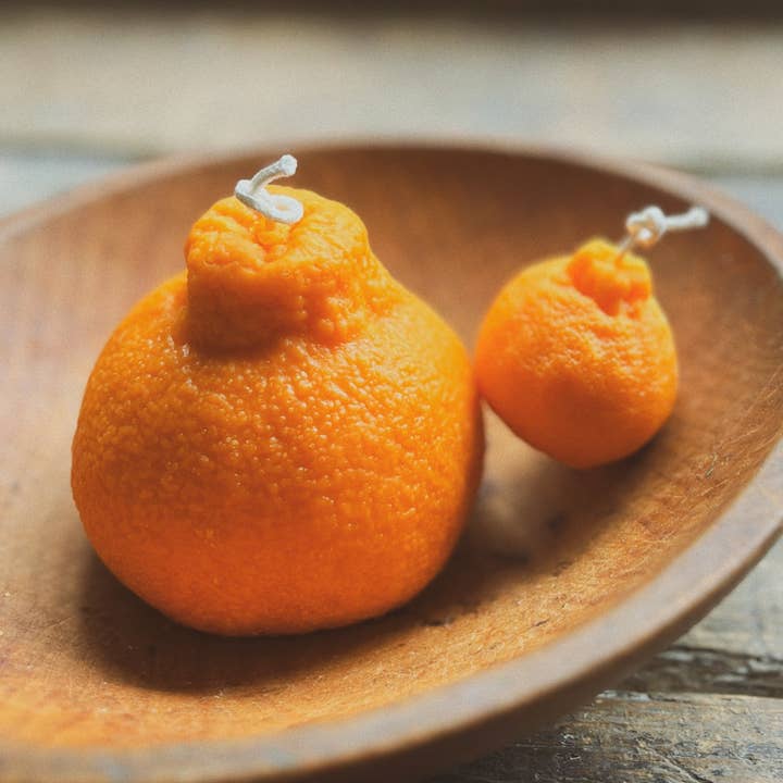 Sumo Orange Candle for wholesale by BabaBoogs Candles