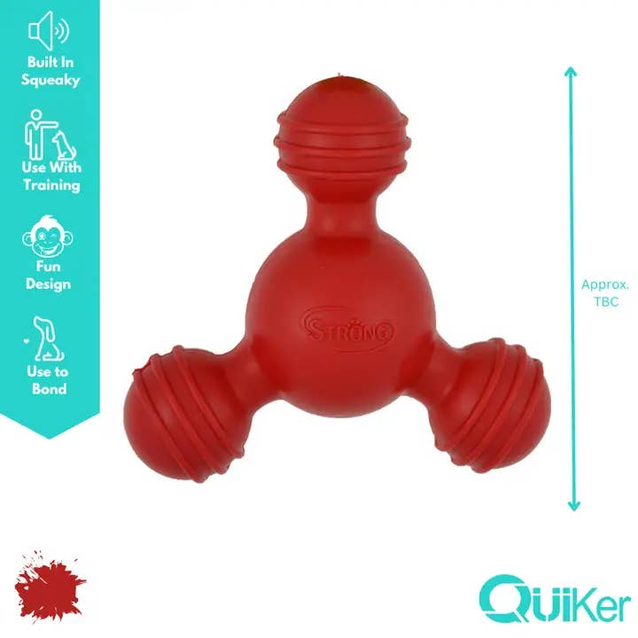 Quiker Pet Products - Wholesale Pet squeaky toy – Dog - Up to 26cm- Strong - Squeak & Float Dog Toy - 3 pack2