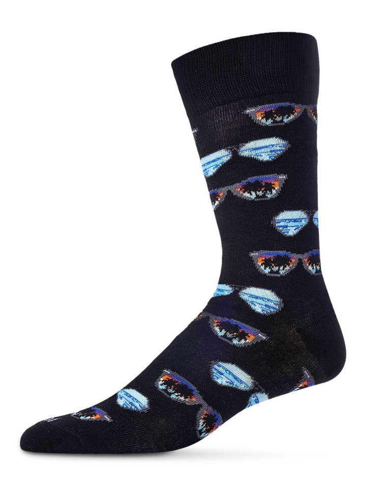 Infinity Classics International Inc. - Wholesale Socks - Men's - MeMoi Sunglasses Bamboo Blend Men's Crew Socks