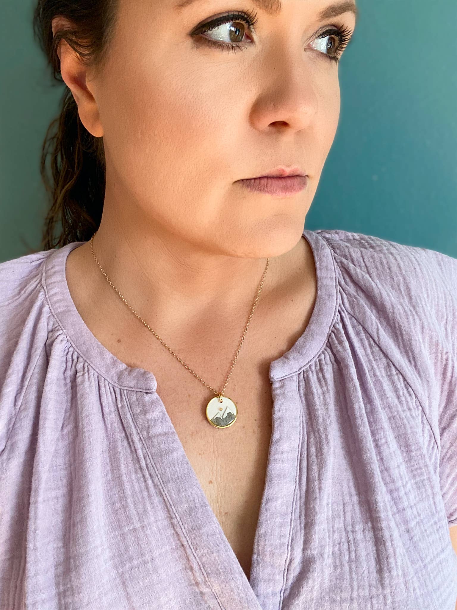 Light Shine - Wholesale Pendant/Charm Necklace - Mountain Mover Necklace | Mustard Seed | Christian Faith2