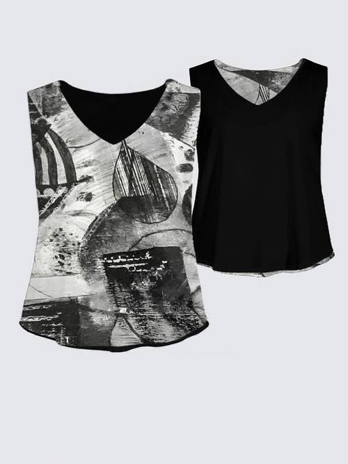 Reversible Tank - Sized Rg XS-XL, Plus 1x-3x for wholesale by Driftwood Gallery