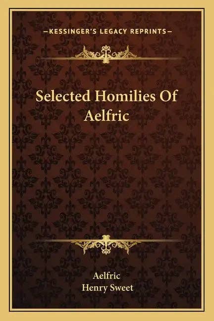 Books by splitShops - Wholesale Religion Book - Selected Homilies of Aelfric - Paperback0