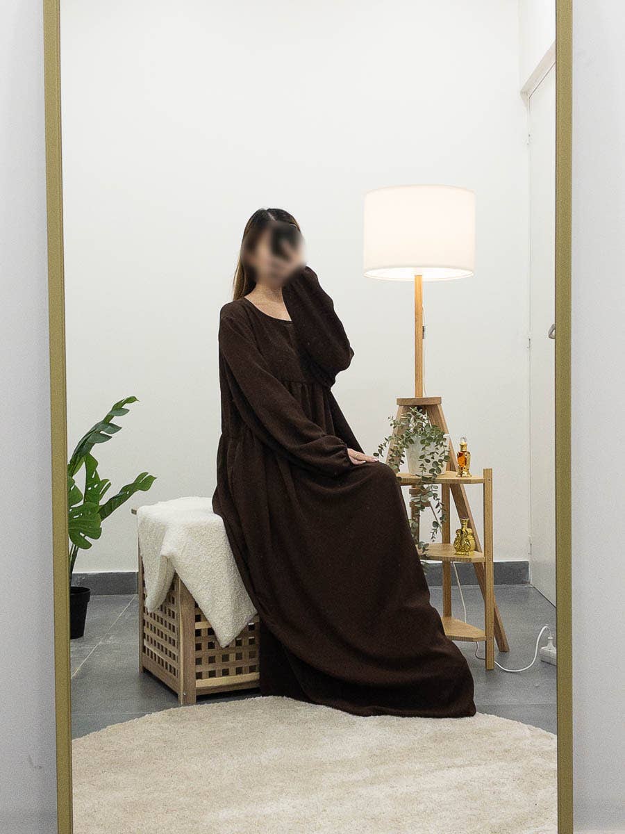 IDEAL OUTFIT - Wholesale Kaftan - Dames - 2-delige khimar en abaya set in jazzstijl ref:e2326+2501jazz16