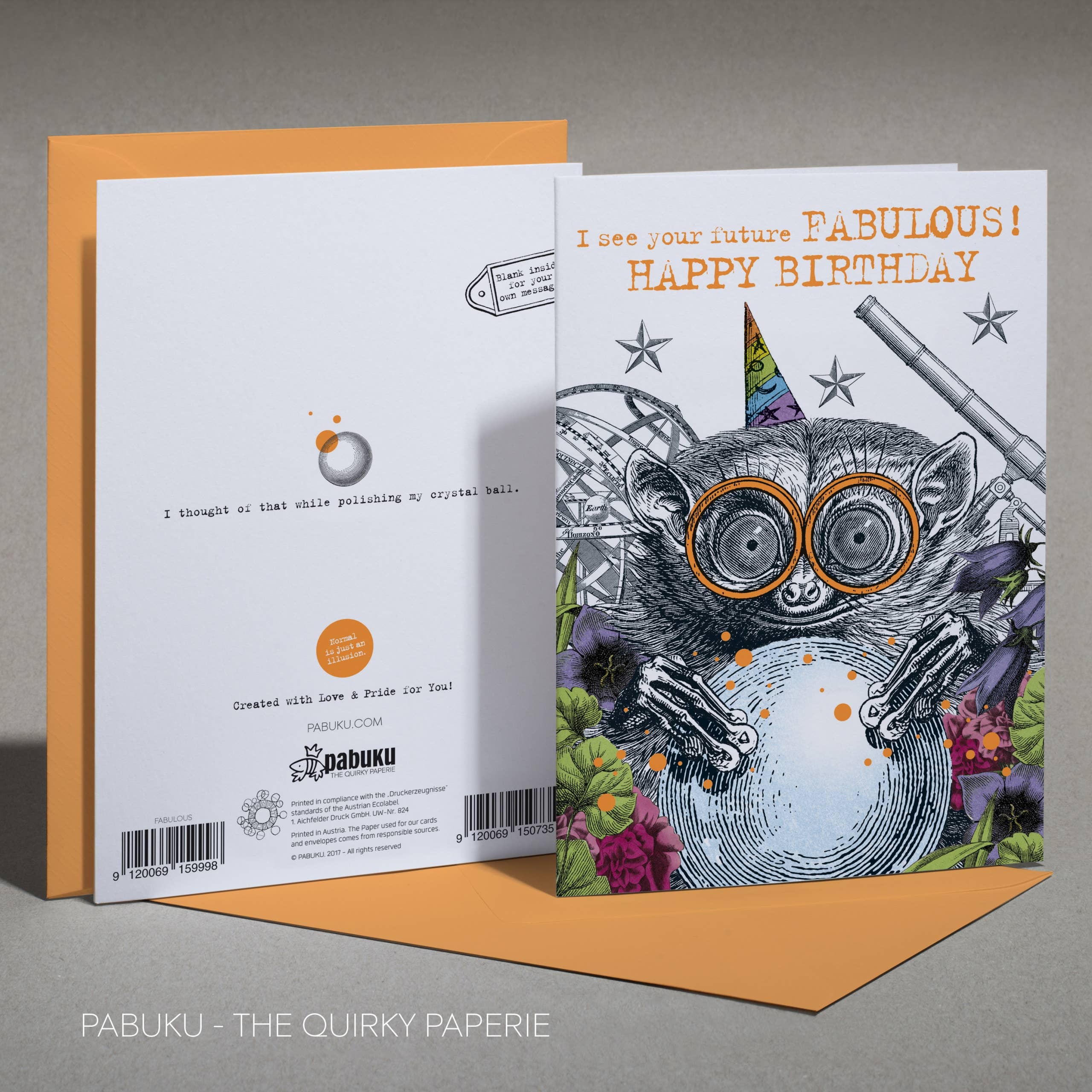 Pabuku - Vente Cartes d'anniversaire - Fabulous Future | Carte d'anniversaire1