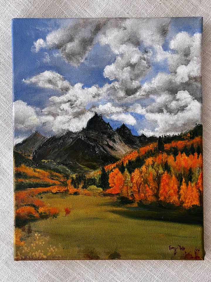 Colorado Mountain Landscape Art - The Ranch for wholesale by Art by EmmaMay Beers