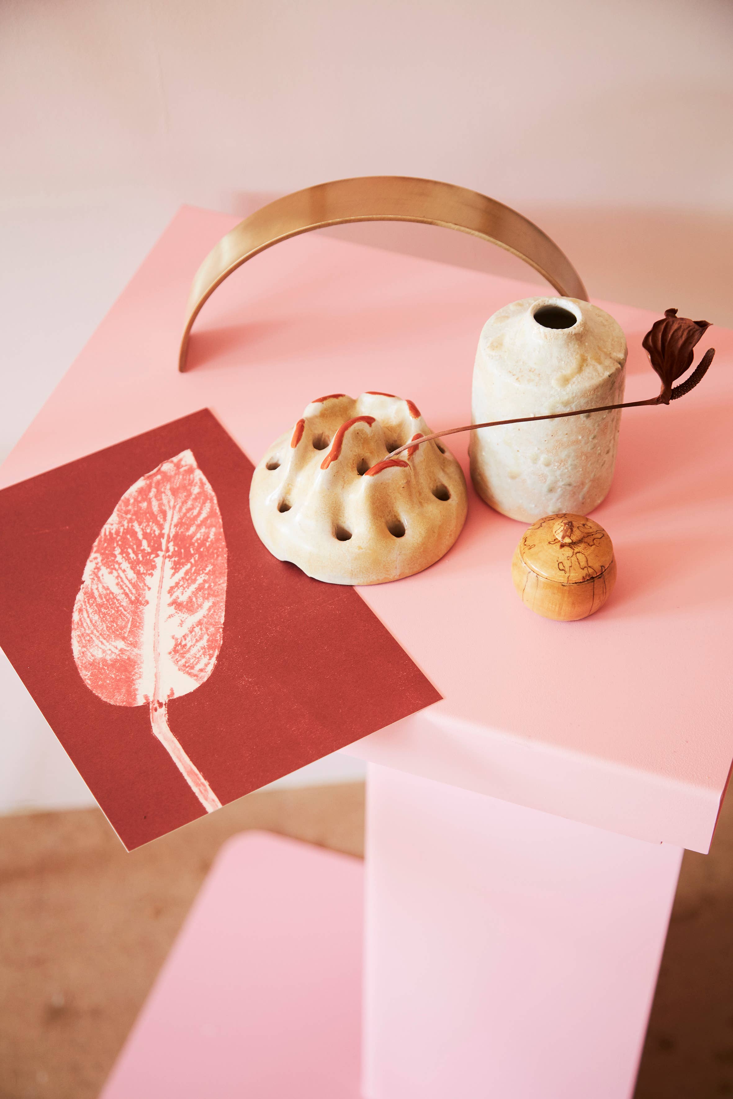 PERNILLE FOLCARELLI – Impressão artística por atacado – Calateia queimada de vermelho A51