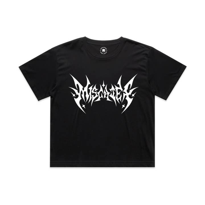 Mischief Crop Tee for wholesale by Dokb Studio
