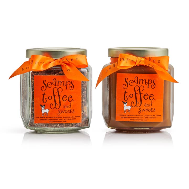 Toffee Sauce and Bits Gift Set for wholesale by Scamps Toffee