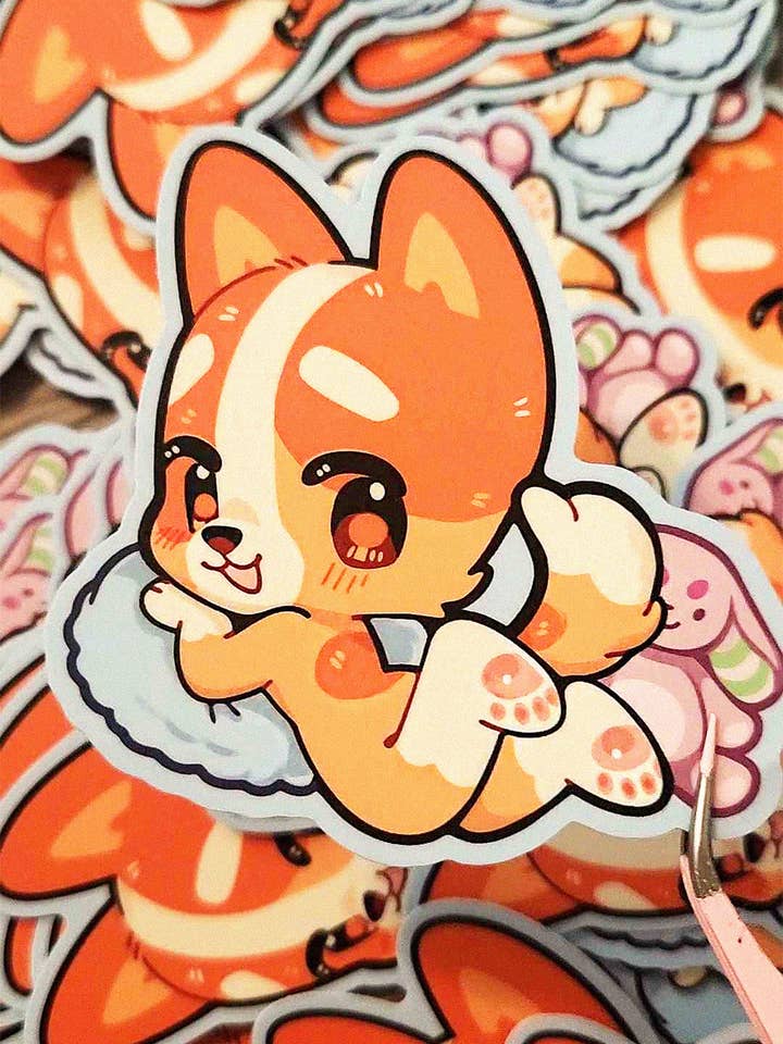 Heeler Lil Sis Sticker for wholesale by Lizbie Cafe