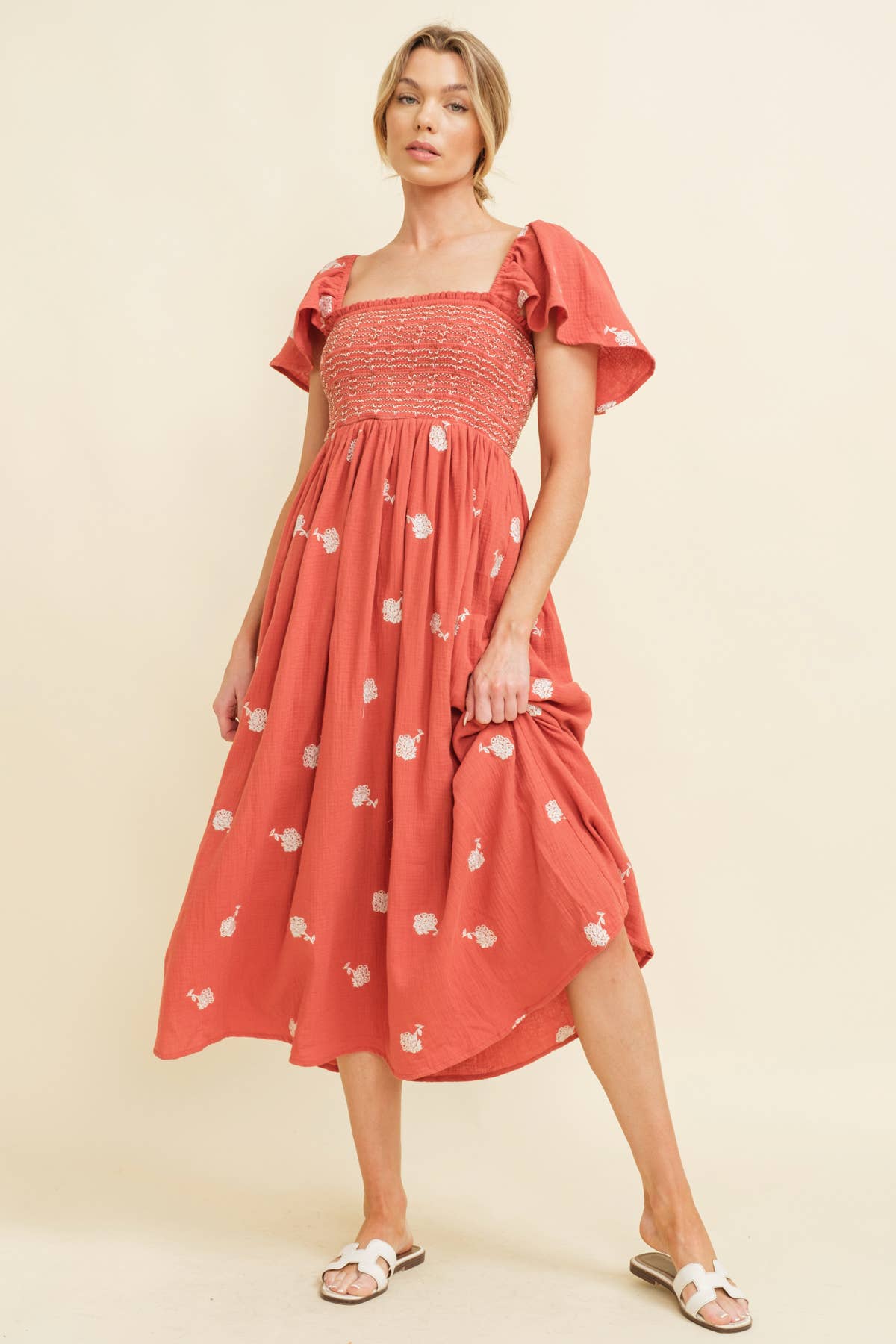 Cloud Ten - Venta al por mayor Vestido - Mujer - CD13371 - VESTIDO EMBO FLORAL4