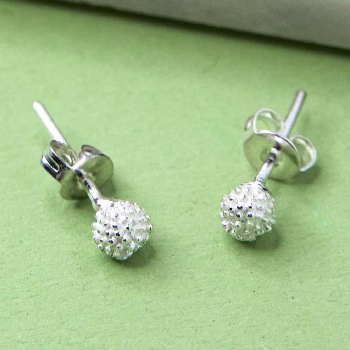 Sycamore Silver Stud Earrings for wholesale by Otis Jaxon London