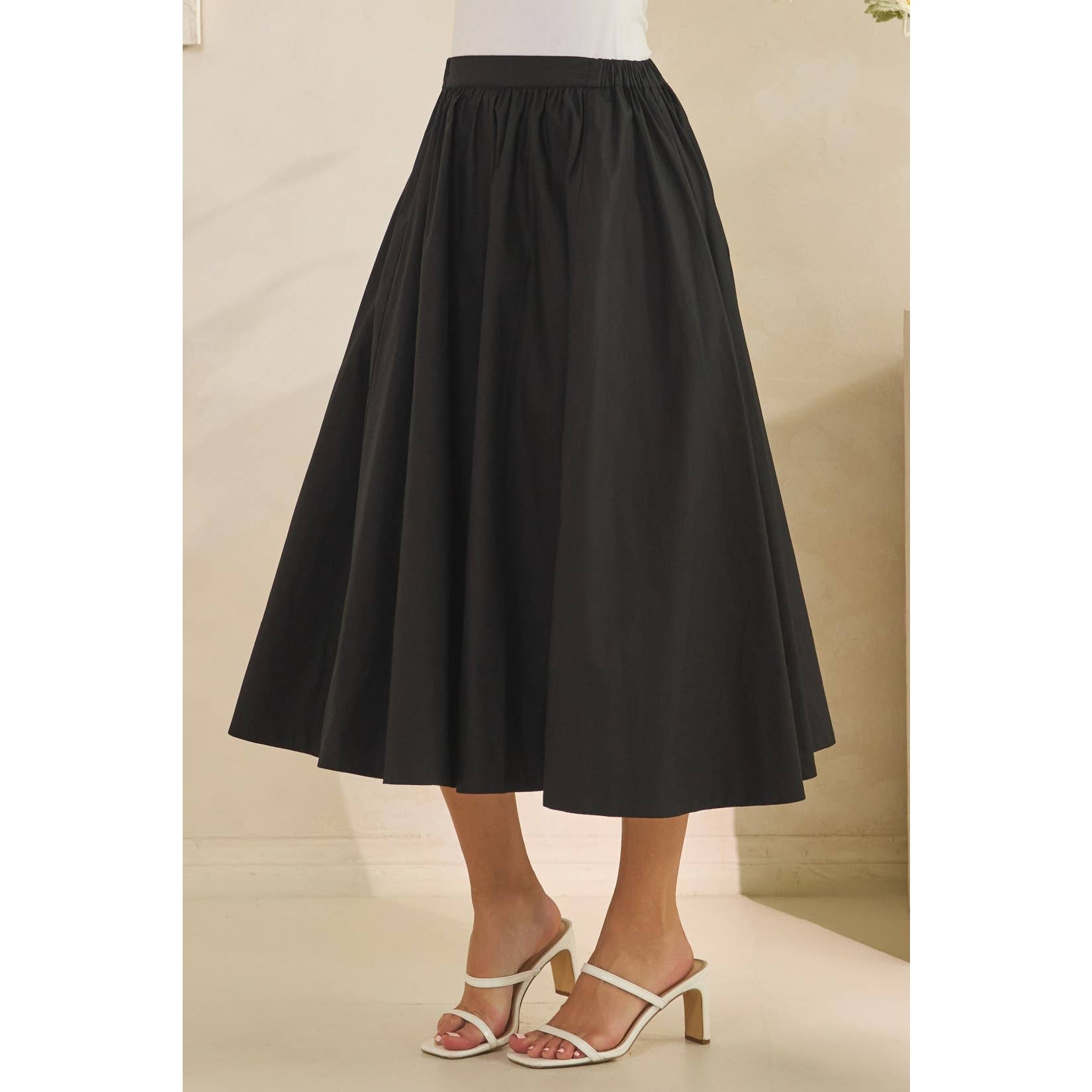 Veveret - Wholesale Skirt - Women's - Midi Pull on Skirt14