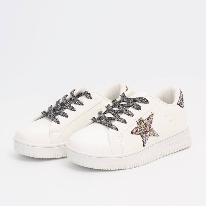 Marie Nicole Clothing - Wholesale Lifestyle Sneakers - Kids - Girls' Sparkle Star Sneaker