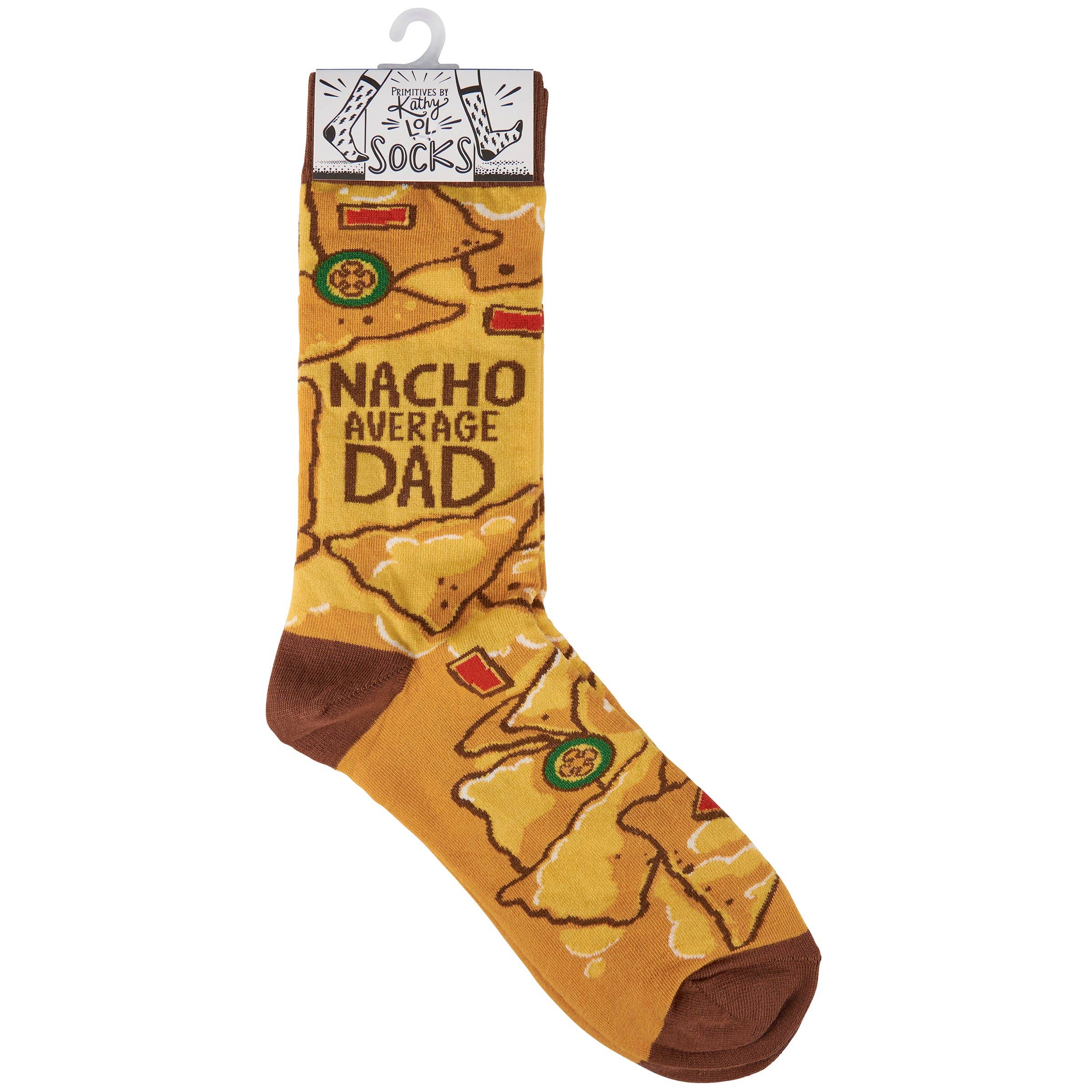Primitives by Kathy - Wholesale Socks - Unisex - Nacho Average Dad Socks3