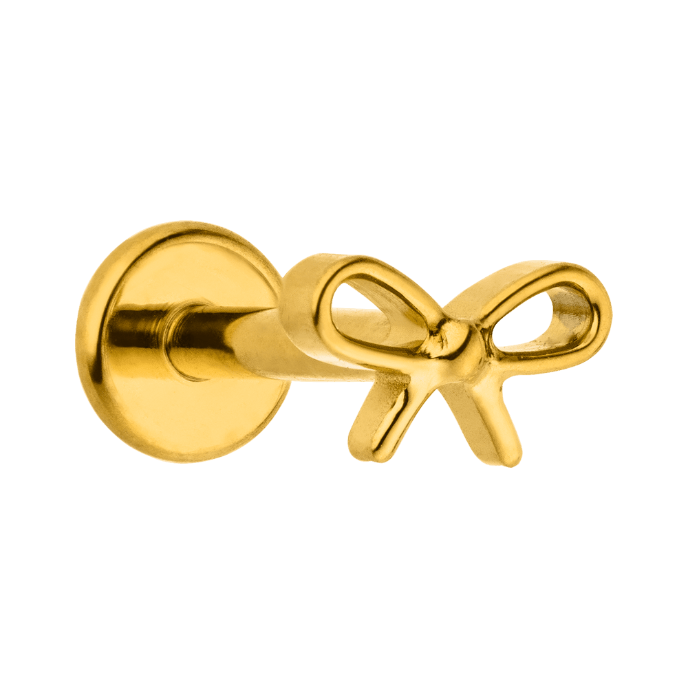 Schmuckgroßhandel – wholesale Single earring – Elegant Tie Piercing | Titanium1