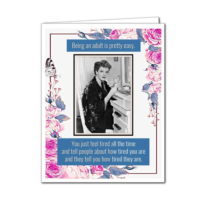 Ümlaut Brooklyn - Wholesale Everyday Greeting Card - Being An Adult - Everyday Card