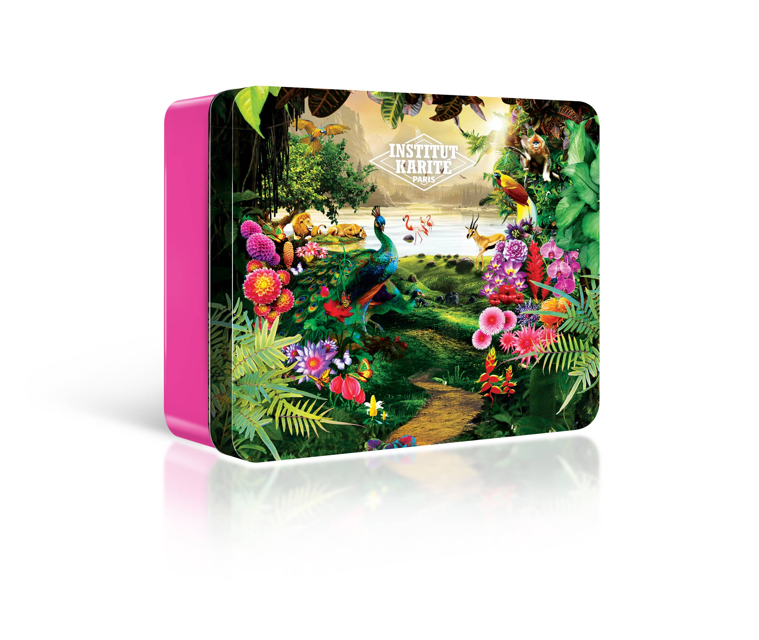 Institut Karité Paris - Wholesale Jewellery box/organiser - Jungle Paradise Metal Box0