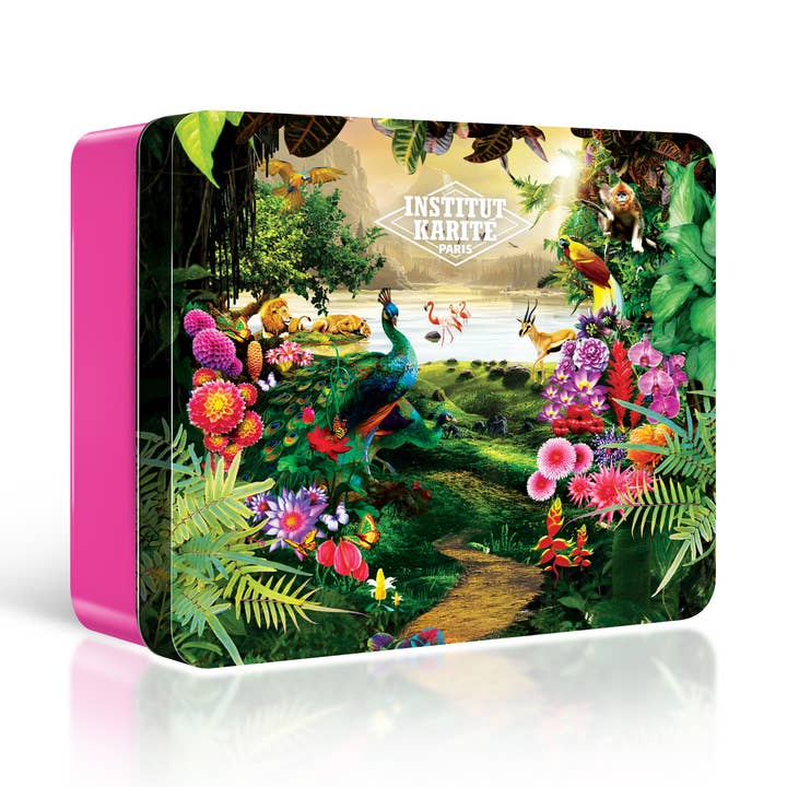 Jungle Paradise Metal Box for wholesale by Institut Karité Paris