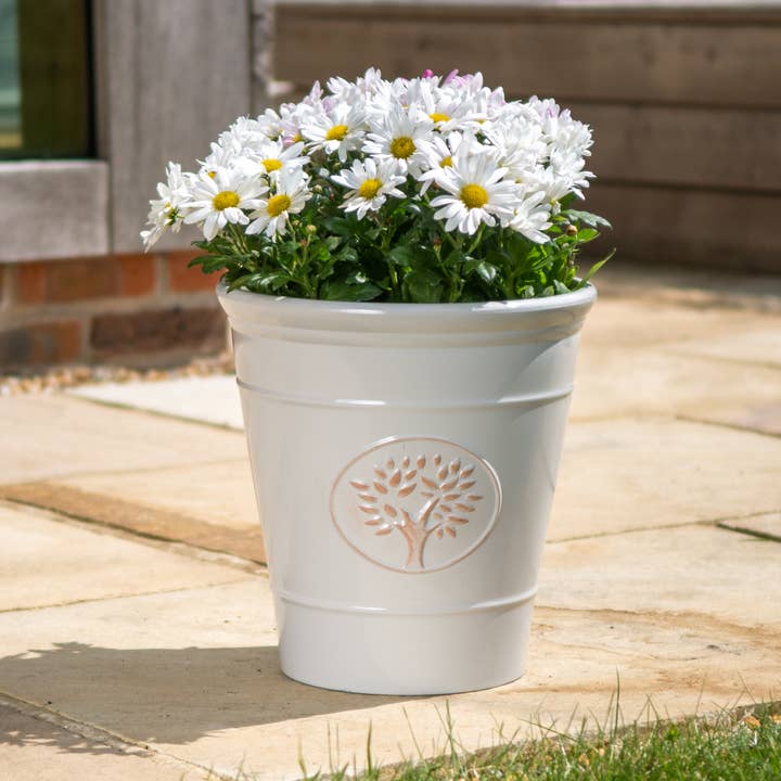CREEKWOOD GARDEN AND GIFT LTD - Wholesale Plant Pot - 30cm Blenheim Pot - Off White