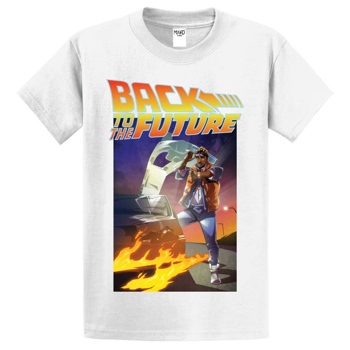 T-shirt Future Hendrix Retour vers le futur pour la vente par Mayd in America