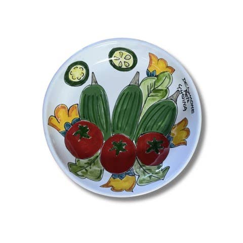 Ceramiche De Simone - Wholesale Dinner Plate - De Simone Plate for Giusina "Magical Summer"2