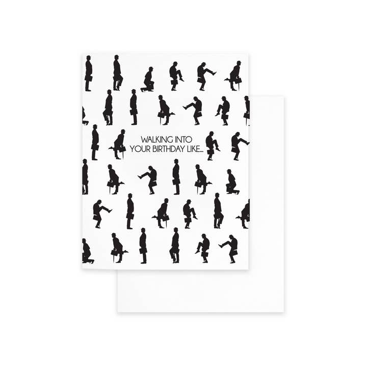 Cardideology - Wholesale Birthday Card - Walking Into Your Birthday1