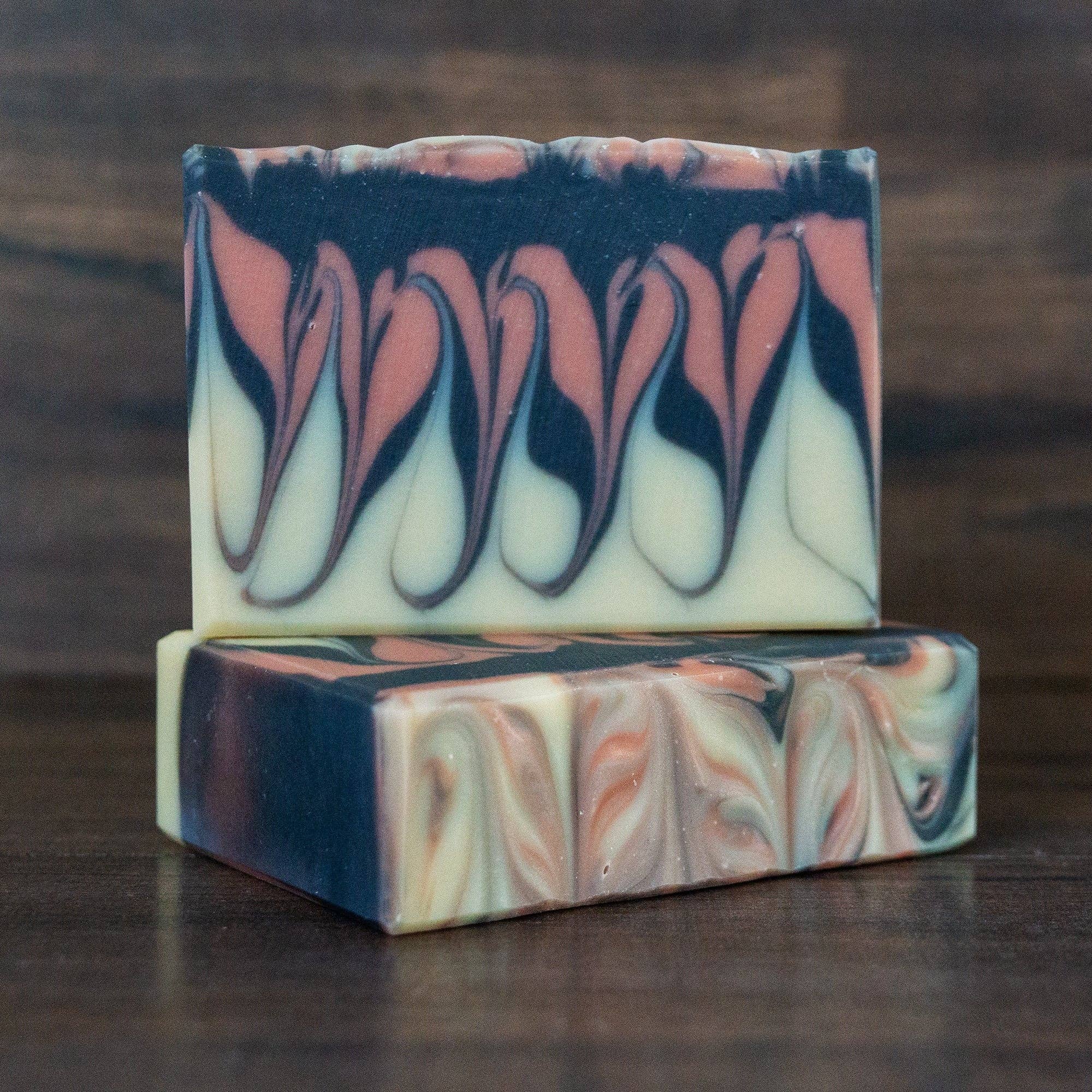 Delta Tule - Wholesale Bar Soap - Black Pearl // Charcoal + Rose Clay Soap11