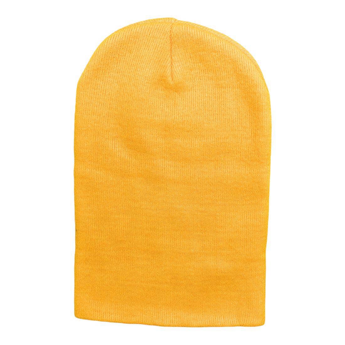 The Park Wholesale - Vente Bonnet – unisexe - Bonnets et bonnets de luge à revers en tricot doux, en vrac, multicolore, uni, blanc, vente en gros114