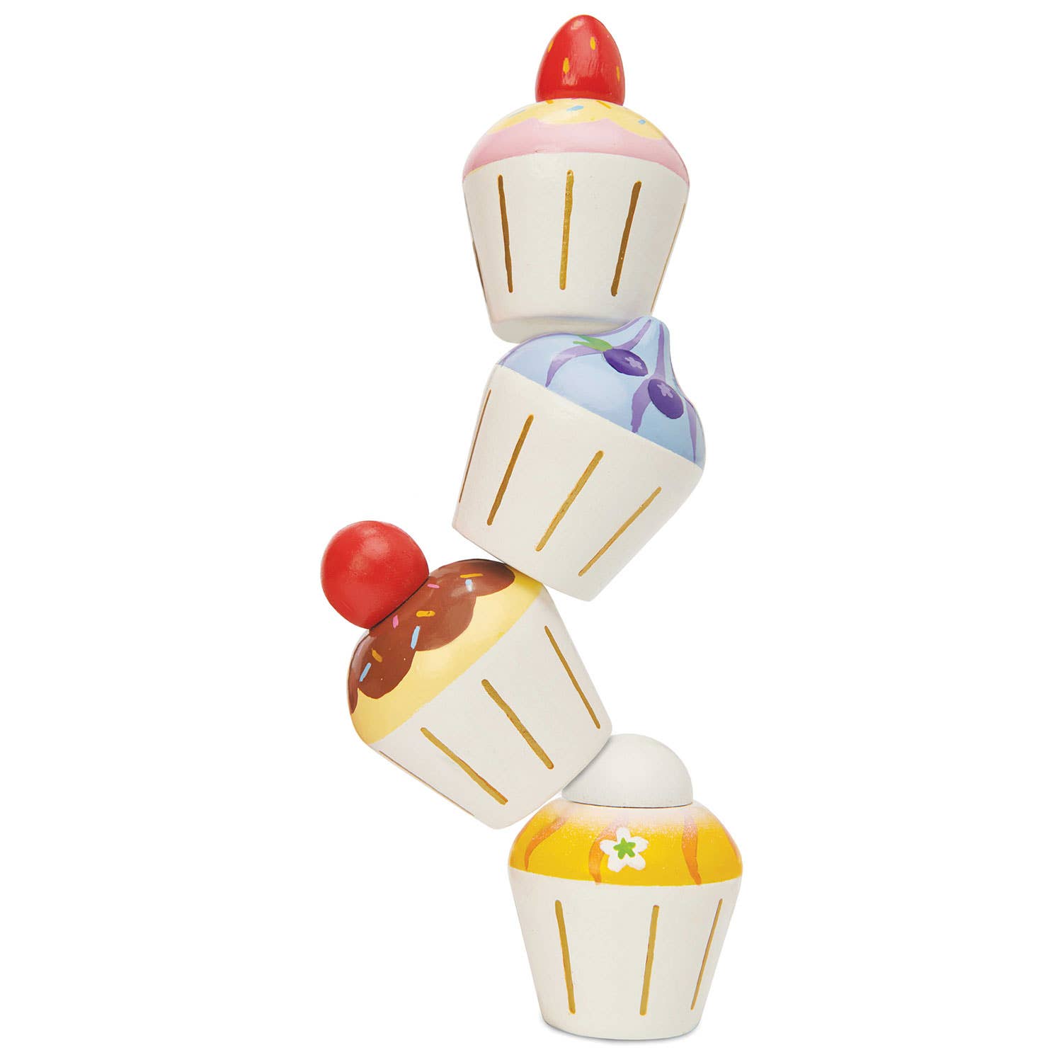 Le Toy Van - Wholesale Toy Set - Kids - Cupcakes TV331/Wooden Cupcake Play Food Set6