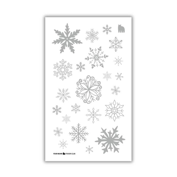 Frostede flager for engroshandel hos Four Bears Sticker Club