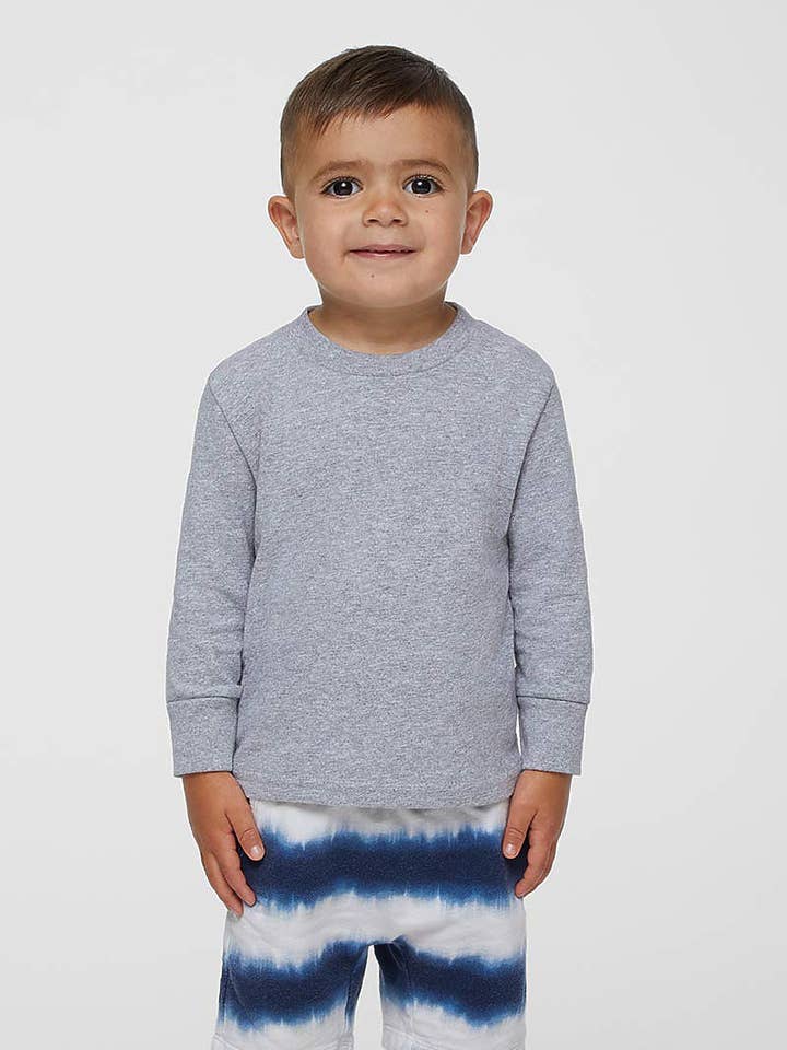 Total Apparel - Wholesale T-Shirt - Kids - Rabbit Skins Toddler Long-Sleeve Blank T-Shirt | 331115