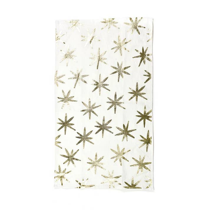 Grand essuie-mains Gold Stars pour la vente par Coton Colors