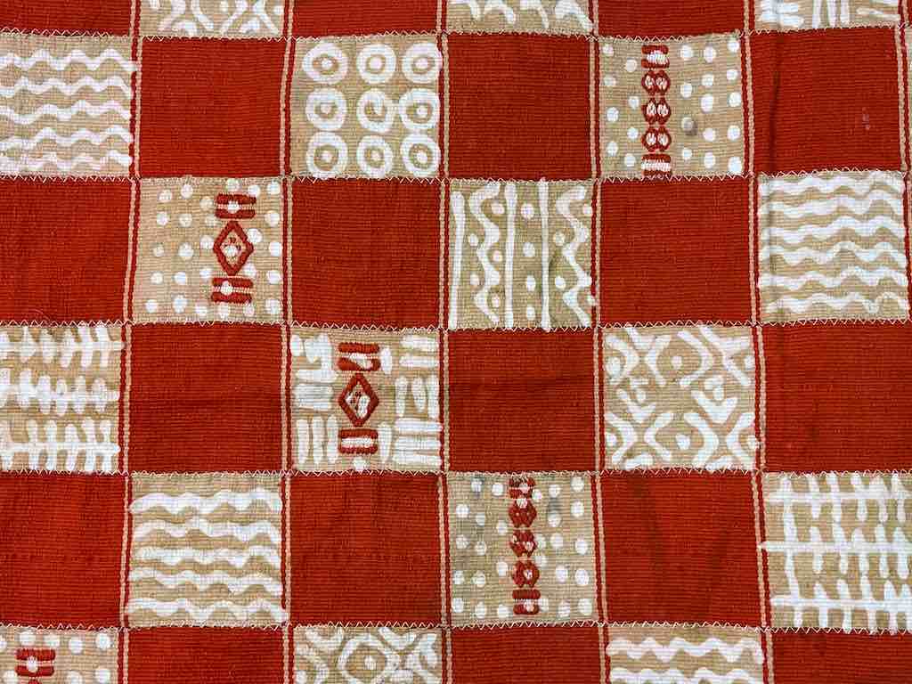 The Niger Bend - Wholesale Tapestry/textile - XL Fulani Peulh African Colorful Mudcloth Textile | 92 x 52"9