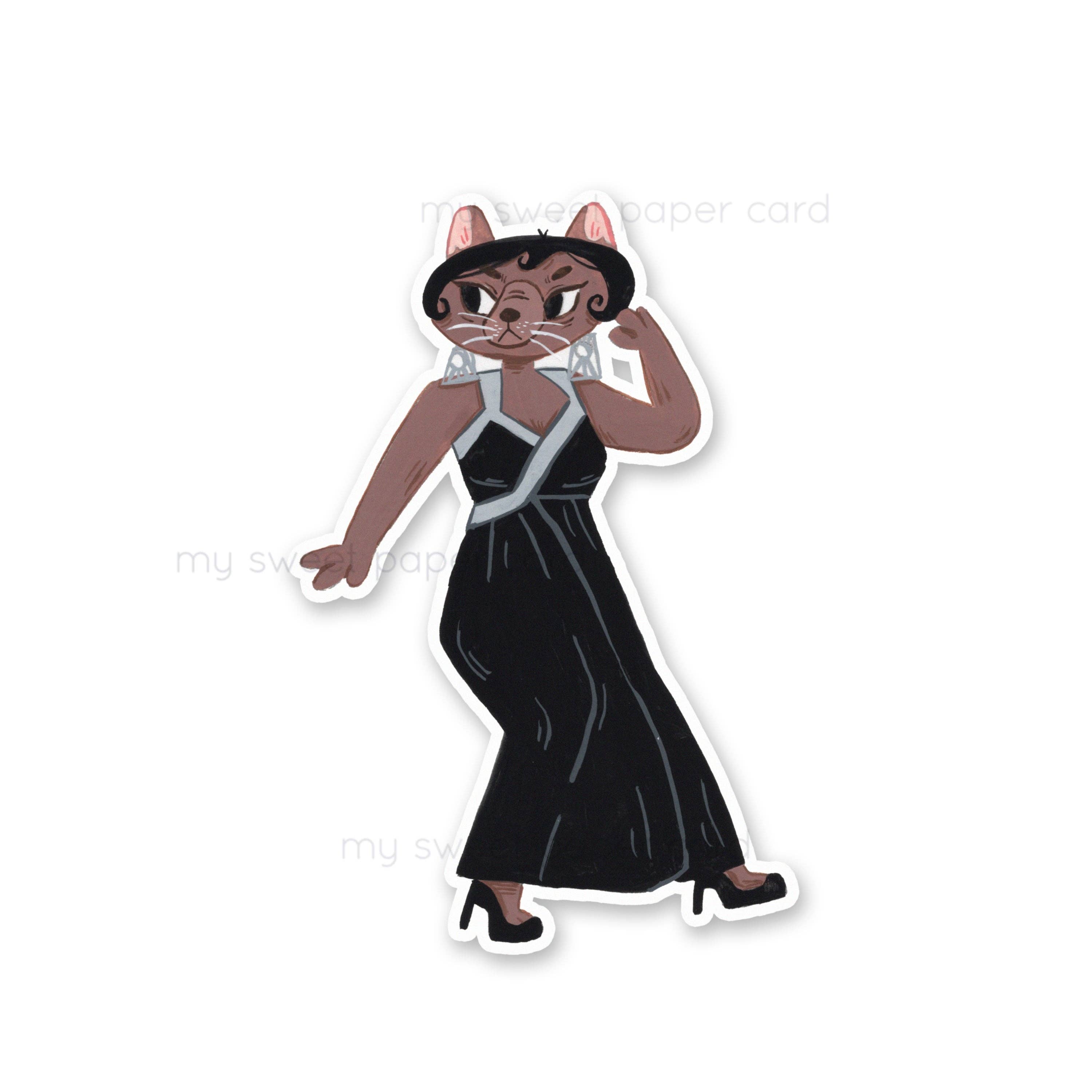 My Sweet Paper Card - Wholesale Sticker - Josephine Baker - Vinyl Stickers0