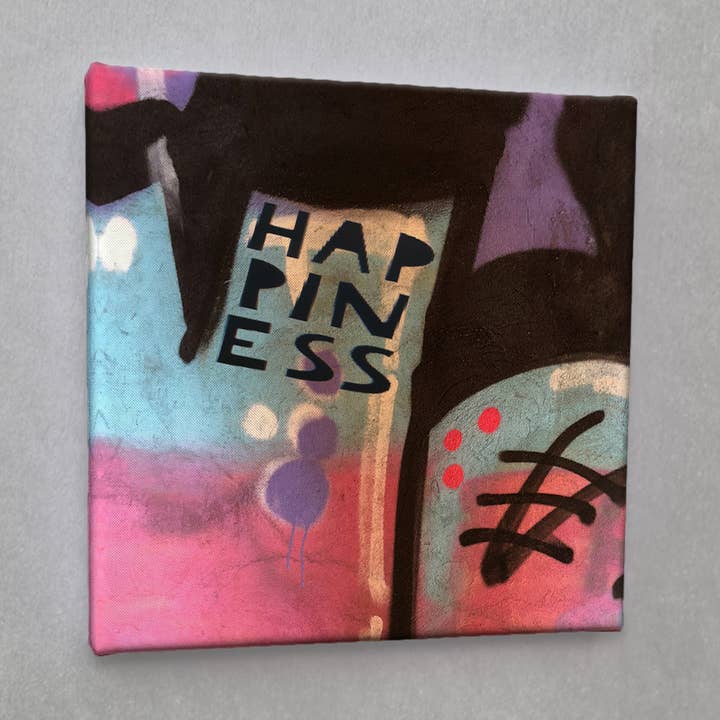 Impresión en lienzo #01141 Happiness Street Art para venta al por mayor de Eicie