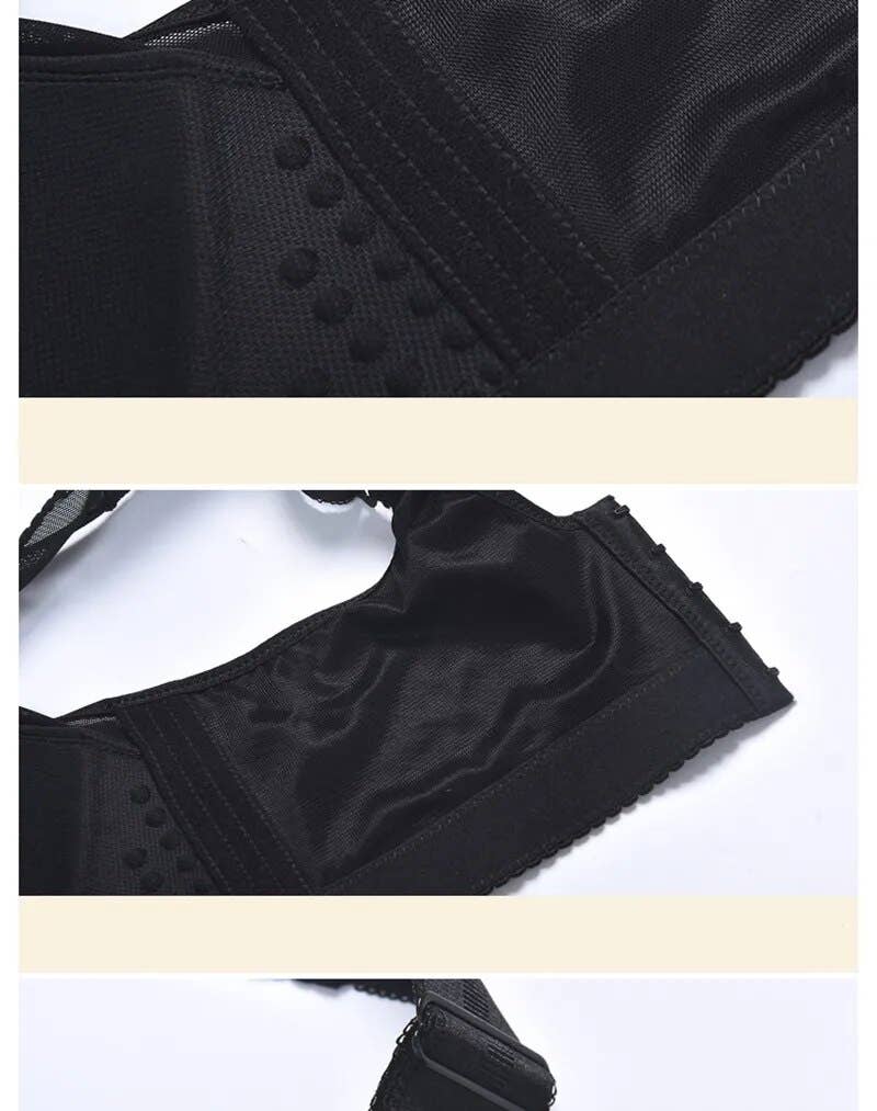 SugarQuoteMeNot LLC - Wholesale Bra - Women's - Flattens Back- Lace and Satin Heavy Duty Bra5