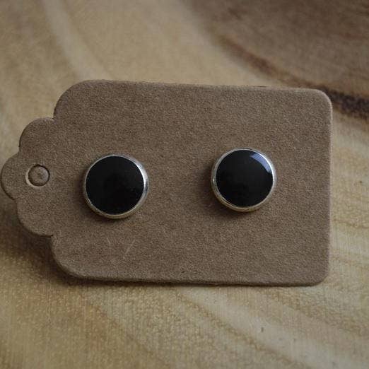 Clous noirs et argentés pour la vente par Holey Moley Accessories