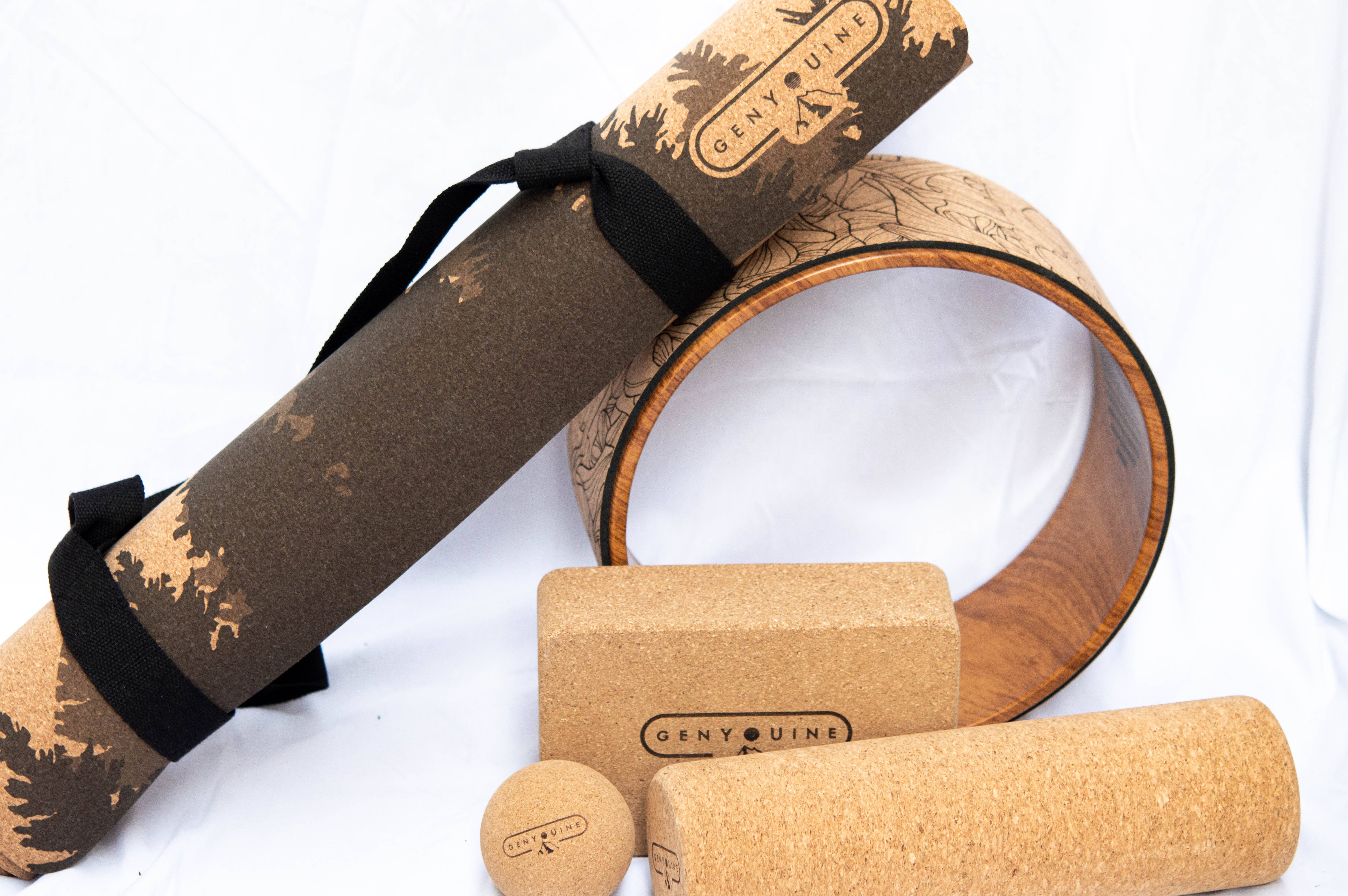 genYOUine - Wholesale Yoga Mat - Cork Yoga Mat - Bear3