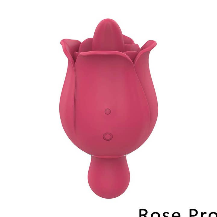 Rose Pro 3 Tongue Licker 2 in 1 Vibrator Sex Toys for wholesale by Seductive Boudoir