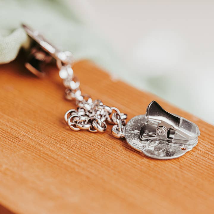 House of Morgan Pewter - Wholesale Brooch - Custon Sweater Clip - Shawl Clasp - Select your Design6