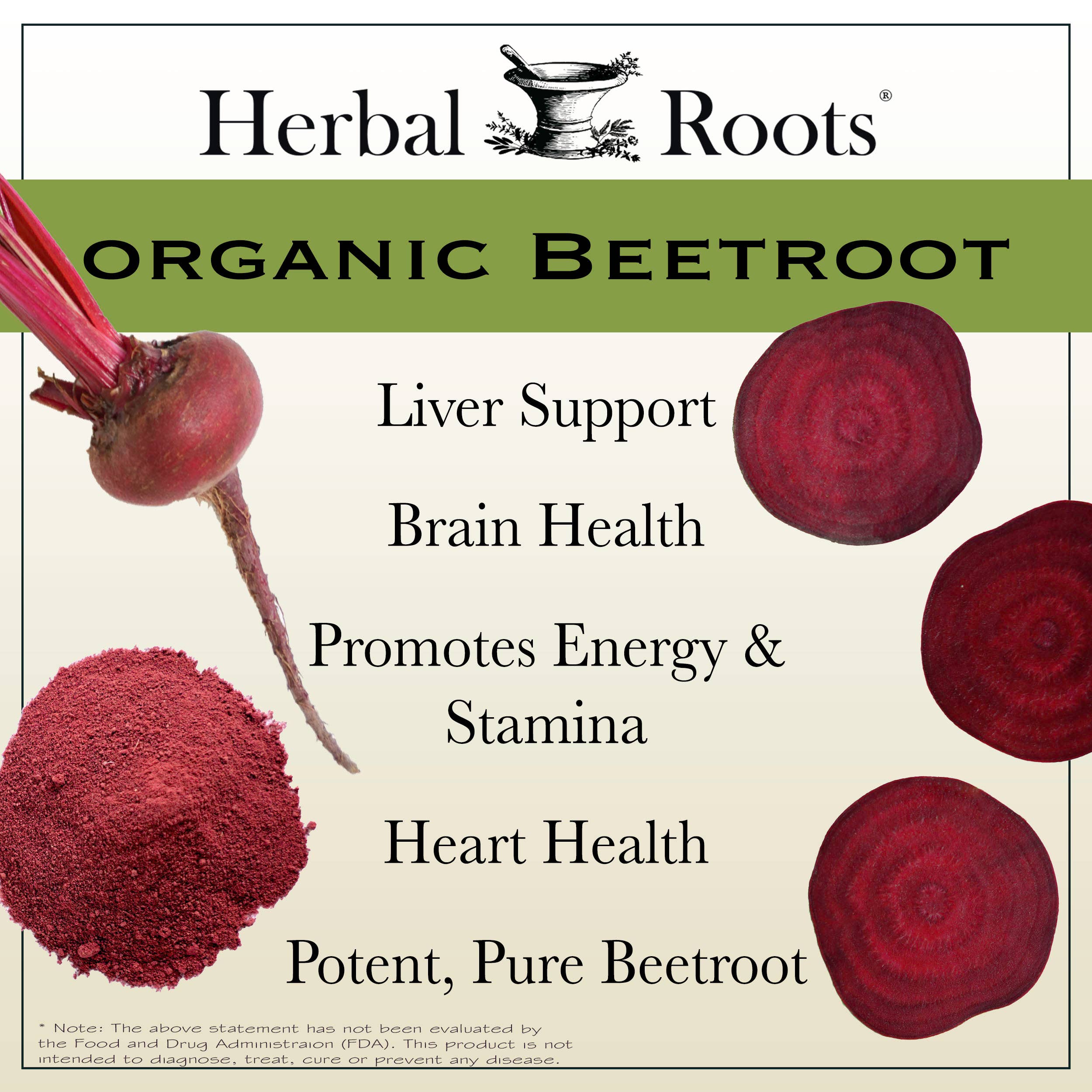 Herbal Roots - Wholesale Oral Supplement/Vitamin - Herbal Roots Organic Beet Root Capsules6