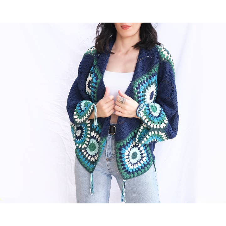 miglo - Wholesale Cardigan - Women's - Bohemian Cardigan, Women's Crochet Tops, Knitted Seasonal Ja