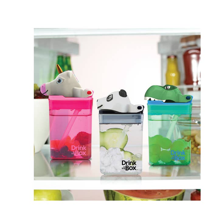 Kitchen Innovations Inc. - Vente Bouteilles d'eau - Boire dans la boîte FunTop (8 oz) (jus/bouteille d'eau)